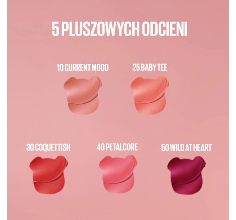 Maybelline Super Stay Teddy Tint жидкая помада для губ 30 Coquettish 5мл