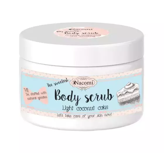 NACOMI BODY SCRUB СКРАБ ДЛЯ ТЕЛА КОКОСОВЫЙ ТОРТ