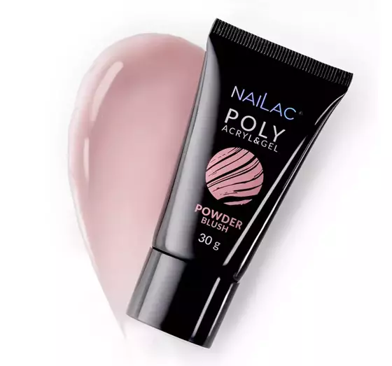 NAILAC POLY ACRYL & GEL АКРИЛ-ГЕЛЬ #POWDER BLUSH 30Г