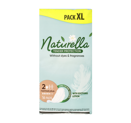 NATURELLA TENDER PROTECTION NORMAL PLUS ГИГИЕНИЧЕСКИЕ ПРОКЛАДКИ С КРЫЛЬЦАМИ 16 ШТ