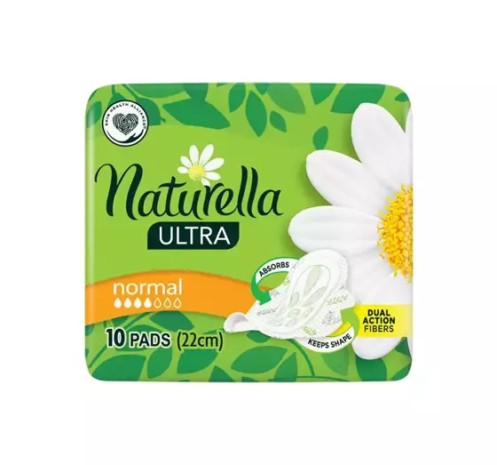 NATURELLA ULTRA NORMAL 22 СМ ГИГИЕНИЧЕСКИЕ ПРОКЛАДКИ С КРЫЛЬЦАМИ 10 ШТ