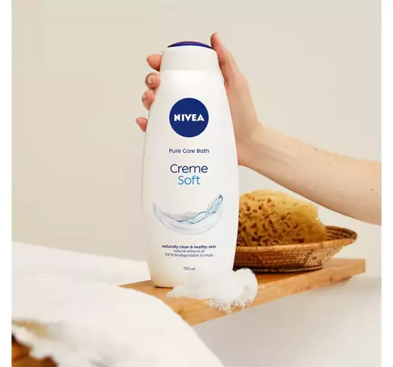 NIVEA CARE SHOWER КРЕМОВЫЙ ГЕЛЬ ДЛЯ ДУША CREME SOFT 750МЛ