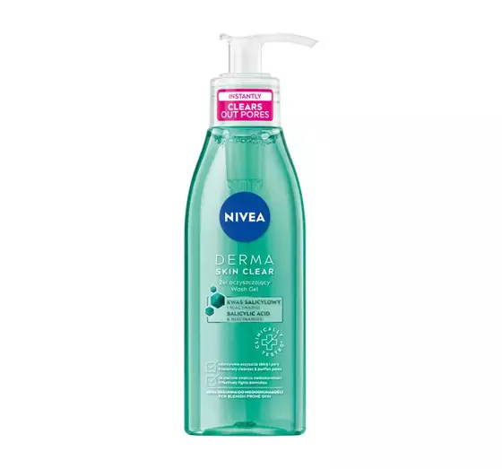 NIVEA DERMA SKIN CLEAR ОЧИЩАЮЩИЙ ГЕЛЬ ПРОТИВ НЕСОВЕРШЕНСТВ 150МЛ