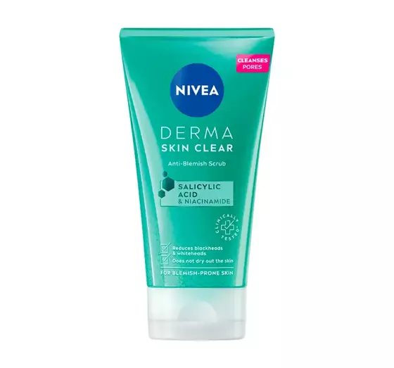 NIVEA DERMA SKIN CLEAR ПИЛИНГ ПРОТИВ НЕСОВЕРШЕНСТВ 150МЛ