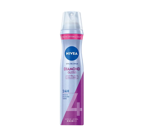 NIVEA DIAMOND GLOSS CARE ЛАК-СПРЕЙ 250МЛ