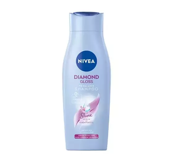 NIVEA DIAMOND GLOSS PH BALANCE СМЯГЧАЮЩИЙ ШАМПУНЬ С АЛМАЗНОЙ ПЫЛЬЮ 400МЛ