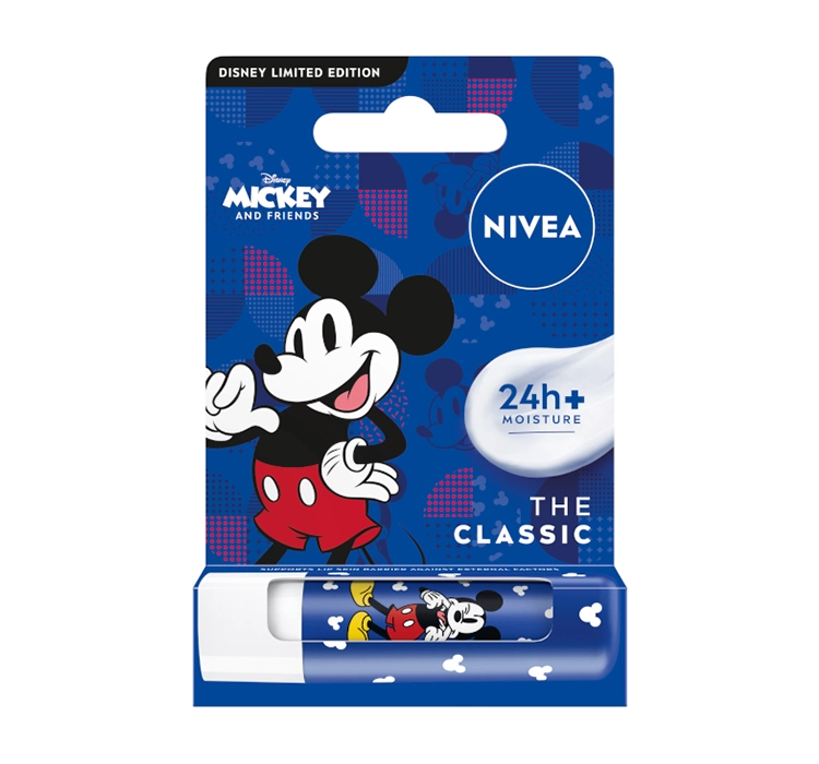 NIVEA DISNEY MICKEY AND FRIENDS ГИГИЕНИЧЕСКАЯ ПОМАДА ДЛЯ ГУБ THE CLASSIC 4,8Г