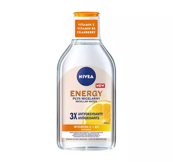 NIVEA ENERGY МИЦЕЛЛЯРНАЯ ВОДА С АНТИОКСИДАНТАМИ 400МЛ