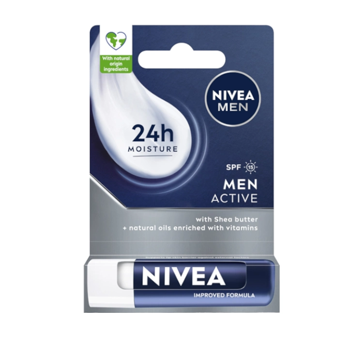 NIVEA FOR MEN ACTIVE ПОМАДА ДЛЯ УХОДА 5,5МЛ