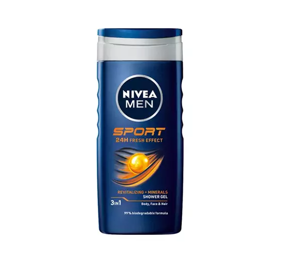 NIVEA MEN SPORT ГЕЛЬ ДЛЯ ТЕЛА, ЛИЦА И ВОЛОС 250МЛ