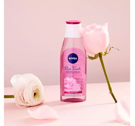 NIVEA ROSE TOUCH УВЛАЖНЯЮЩИЙ ТОНИК С РОЗОВОЙ ВОДОЙ 200МЛ