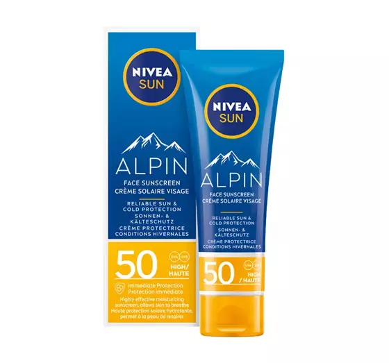 NIVEA SUN ALPIN КРЕМ ДЛЯ ЛИЦА С ВЫСОКИМ УРОВНЕМ ЗАЩИТЫ SPF 50 50МЛ