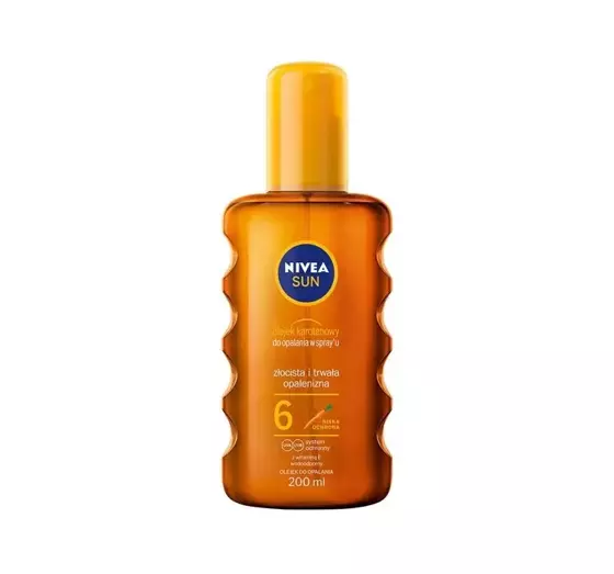 NIVEA SUN КАРОТИНОВОЕ МАСЛО-СПРЕЙ ДЛЯ ЗАГАРА SPF 6 200МЛ