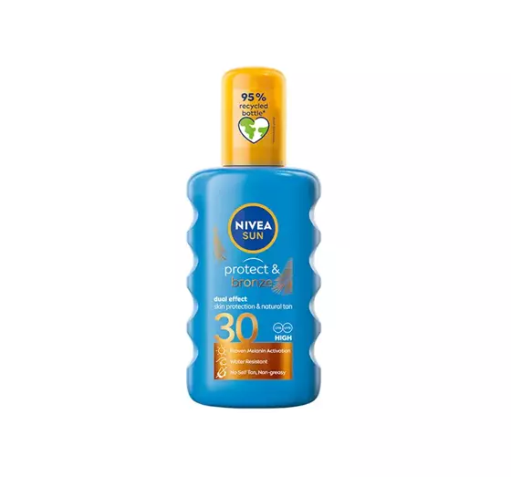 NIVEA SUN PROTECT & BRONZE СПРЕЙ ДЛЯ АКТИВАЦИИ ЗАГАРА SPF30 200МЛ