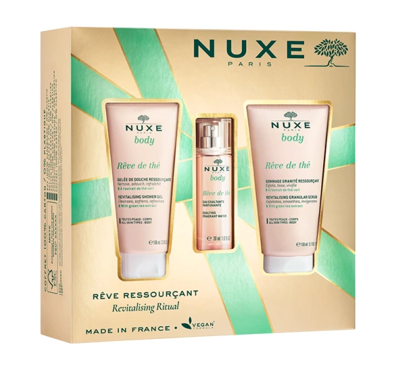 NUXE REVITALISING RITUAL ПОДАРОЧНЫЙ НАБОР ПАРФЮМИРОВАННАЯ ВОДА + ГЕЛЬ ДЛЯ ДУША + ПИЛИНГ ДЛЯ ТЕЛА