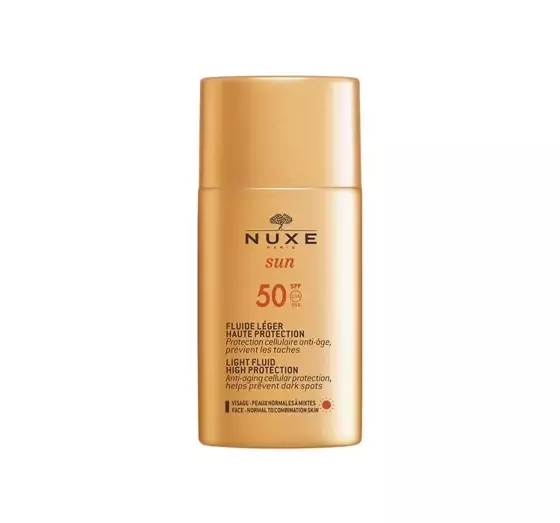 NUXE SUN ЛЕГКИЙ ФЛЮИД ДЛЯ ЛИЦА С ВЫСОКОЙ ЗАЩИТОЙ SPF50 50МЛ