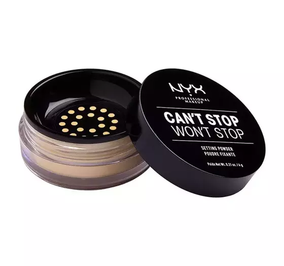 NYX PROFESSIONAL MAKEUP CAN'T STOP WON'T STOP ФИКСИРУЮЩАЯ ПУДРА 06 BANANA 6Г