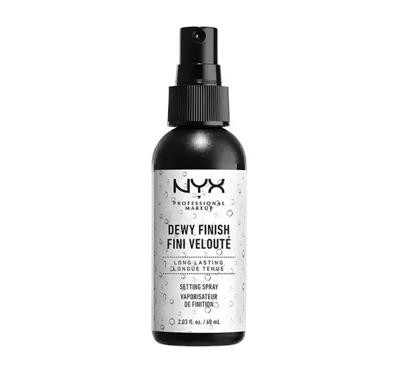 NYX PROFESSIONAL MAKEUP DEWY FINISH СПРЕЙ-ФИКСАТОР МАКИЯЖА 60 МЛ