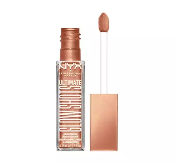 NYX PROFESSIONAL MAKEUP GLOW SHOTS БЛЕСТЯЩИЕ ТЕНИ ДЛЯ ВЕК 08 TWISTED TANGERINE 7,5МЛ