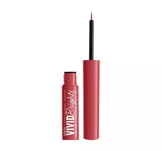 NYX PROFESSIONAL MAKEUP VIVID BRIGHTS ЖИДКАЯ ПОДВОДКА ДЛЯ ГЛАЗ 04 ON RED 2МЛ