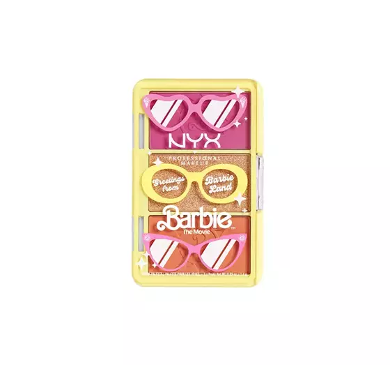 NYX PROFESSIONAL MAKEUP X BARBIE МИНИ-ПАЛИТРА ДЛЯ КОНТУРОВАНИЯ ЛИЦА GREETINGS FROM BARBIELAND 4,8Г