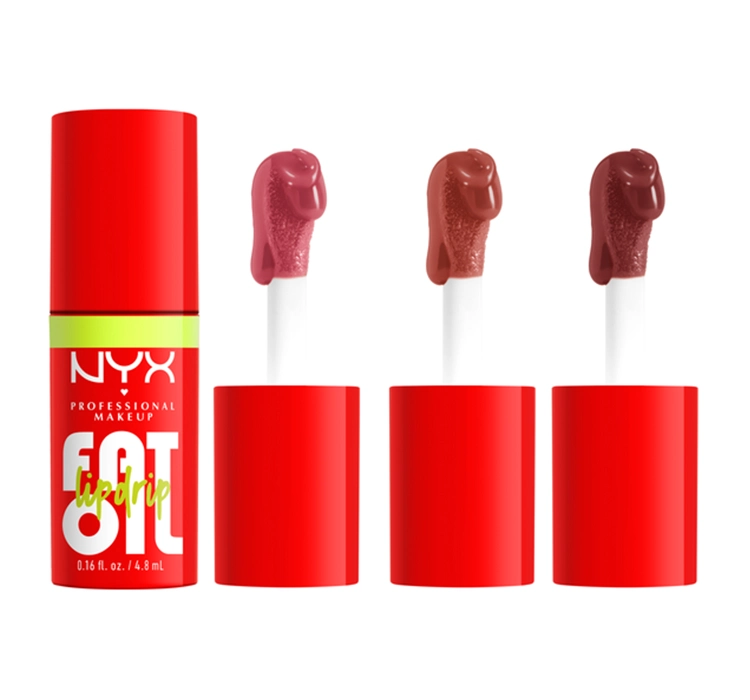 NYX Professional Makeup x Home Alone Fat Oil Lip Drip Trio набор блесков для губ 3 x 4,8мл