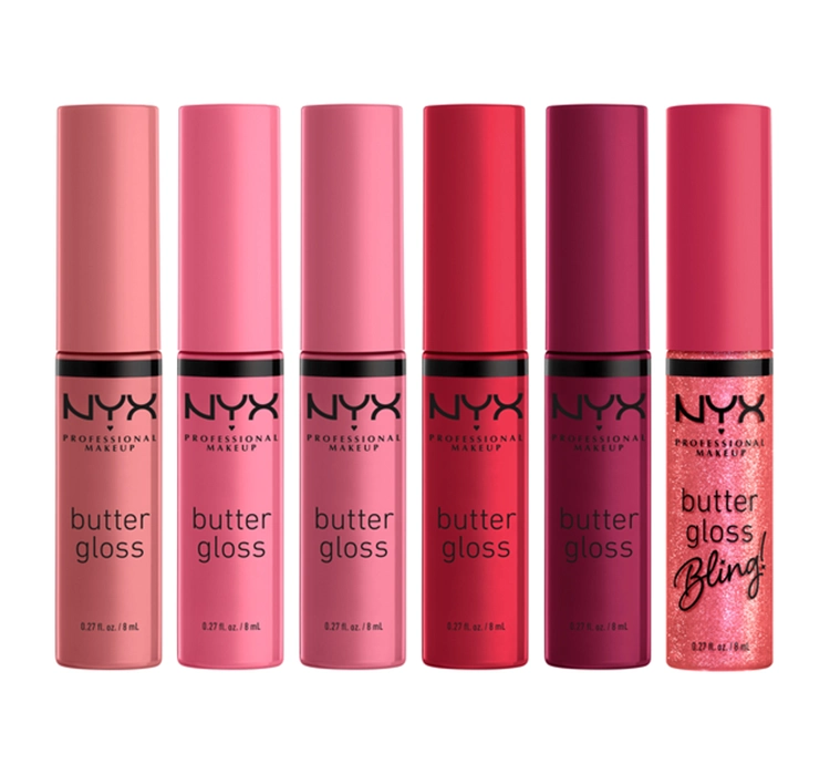 NYX Professional Makeup x Home Alone набор блесков для губ red & pink