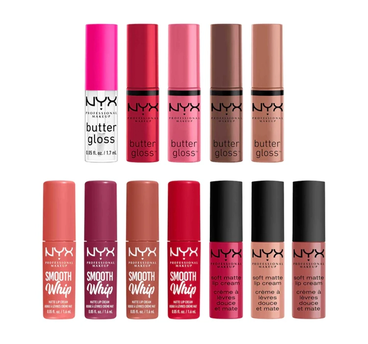 NYX Professional Makeup x Home Alone набор миниблесков для губ