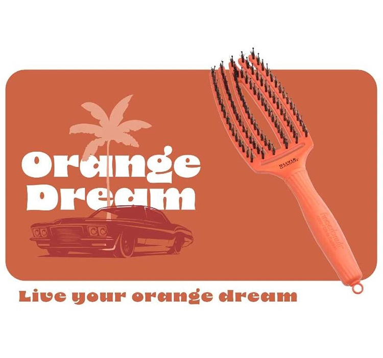 OLIVIA GARDEN FINGERBRUSH COMBO ON THE ROAD ЩЕТКА ДЛЯ ВОЛОС ORANGE DREAM