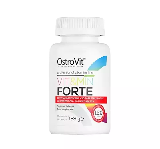 OSTROVIT VIT&MIN FORTE ДИЕТИЧЕСКАЯ ДОБАВКА 120 ТАБЛЕТОК