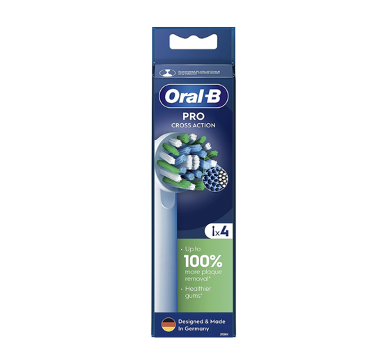 Oral-B Pro Cross Action сменные насадки для электрической зубной щетки 4 штуки