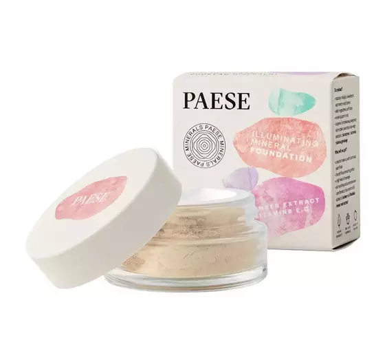 PAESE MINERALS МИНЕРАЛЬНОЕ ОСВЕТЛЯЮЩЕЕ ТОНАЛЬНОЕ СРЕДСТВО 200N LIGHT BEIGE 7Г