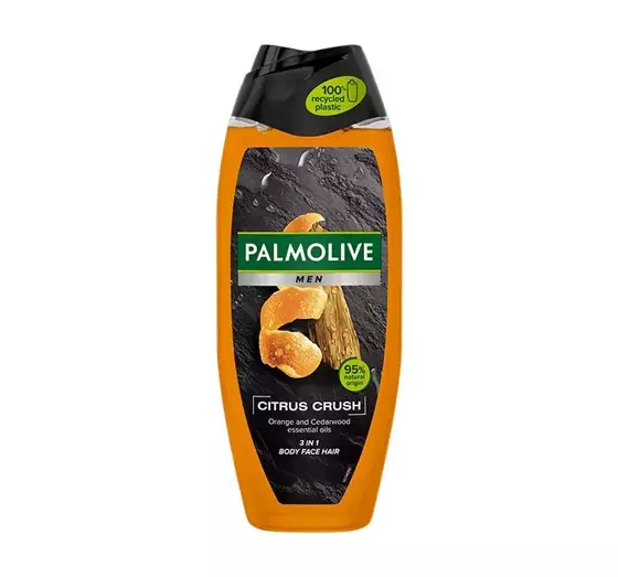 PALMOLIVE MEN CITRUS CRUSH ГЕЛЬ ДЛЯ ДУША 3В1 ДЛЯ ТЕЛА, ЛИЦА И ВОЛОС 500МЛ