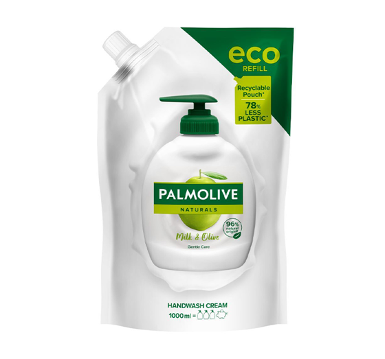 PALMOLIVE NATURALS CLEAN & CARE MILK & OLIVE ЖИДКОЕ МЫЛО ДЛЯ РУК REFILL 1000МЛ