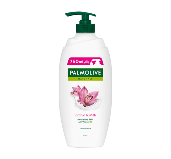 PALMOLIVE NATURALS ГЕЛЬ ДЛЯ ДУША С ДОЗАТОРОМ ORCHID & MILK 750МЛ