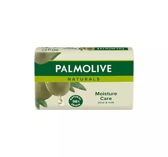 PALMOLIVE NATURALS MOISTURE CARE OLIVE & MILK ТВЕРДОЕ МЫЛО ДЛЯ ЛИЦА, РУК И ТЕЛА 90Г