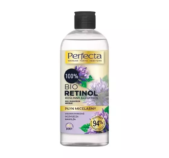 PERFECTA BIO RETINOL BAKUCHIO МИЦЕЛЛЯРНОЕ СРЕДСТВО 400МЛ