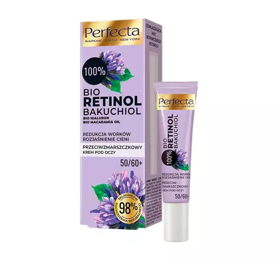 PERFECTA BIO RETINOL КРЕМ ПОД ГЛАЗА ПРОТИВ МОРЩИН  50/60+ 15МЛ