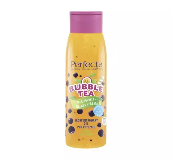 PERFECTA BUBBLE TEA КОНЦЕНТРИРОВАННЫЙ ГЕЛЬ ДЛЯ ДУША PASSIONFRUIT + ЗЕЛЕНЫЙ ЧАЙ 400Г