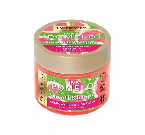 PERFECTA PINK POMELO SMOOTH & HAPPY САХАРНЫЙ СКРАБ ДЛЯ ТЕЛА 300Г