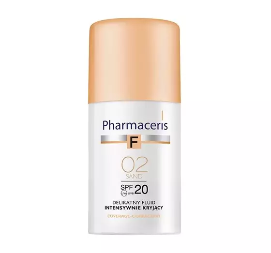 PHARMACERIS F COVERAGE CORRECTION ЛЕГКИЙ ИНТЕНСИВНО КРОЮЩИЙ ФЛЮИД SPF 20 02 SAND 30МЛ