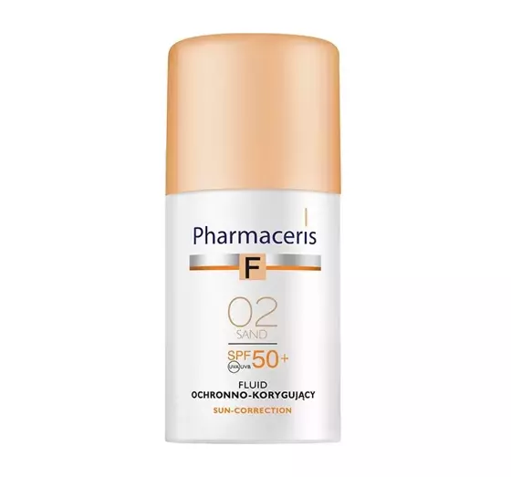 PHARMACERIS F SUN CORRECTION ЗАЩИТНАЯ КОРРЕКТИРУЮЩАЯ ОСНОВА SPF 50+ 02 SAND 30МЛ