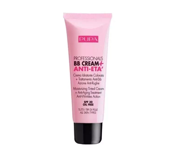 PUPA BB CREAM ANTI AGING КРЕМ BB NUDE 001