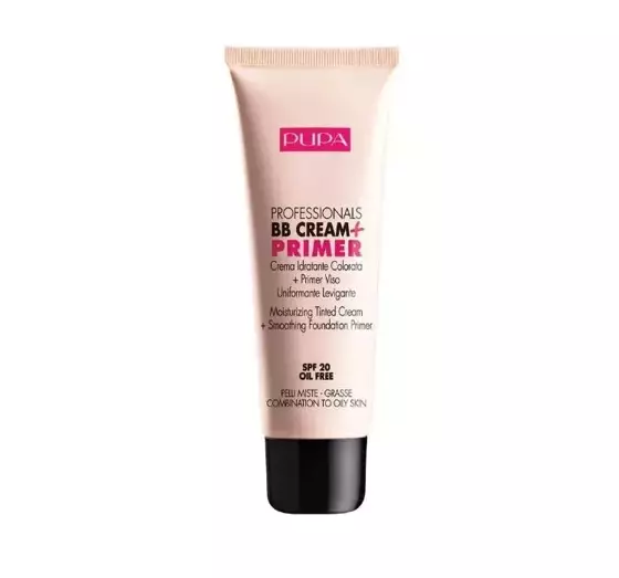 PUPA BB CREAM PRIMER KREM BB КОМБИНИРОВАННАЯ КОЖА NUDE 01