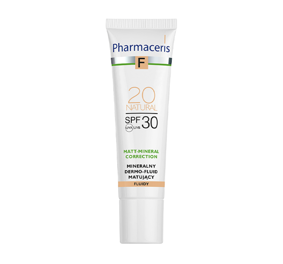 Pharmaceris F Matt Mineral Correction SPF30 минеральный матирующий флюид 20 natural 30мл