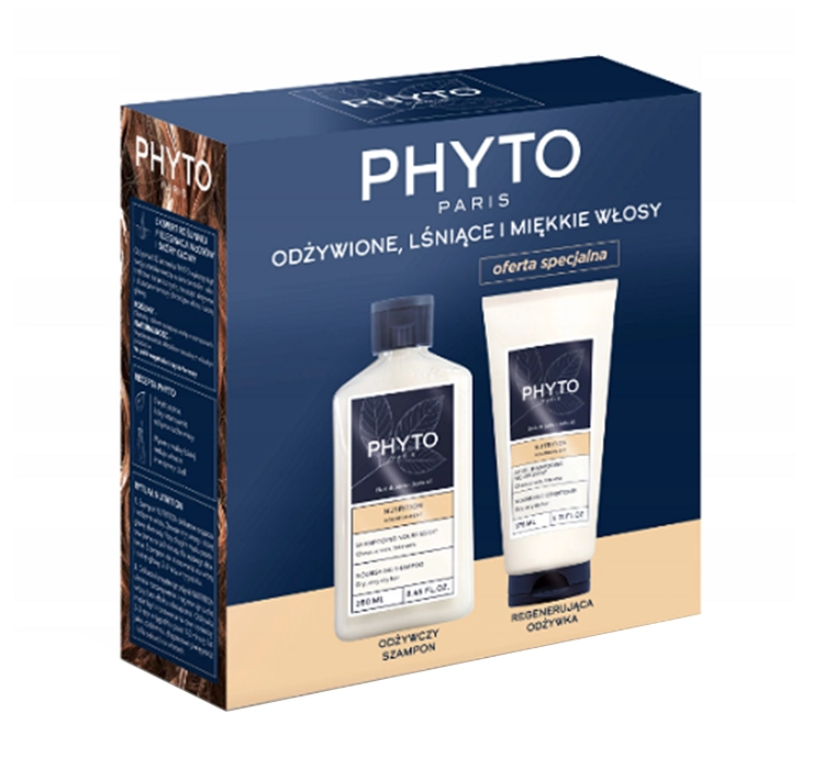 Phyto Nutrition набор косметики для уходу за волосами: питательный шампунь + восстанавливающий кондиционер