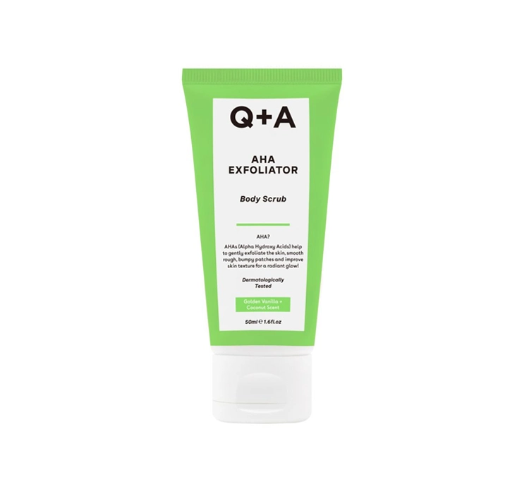 Q+A AHA EXFOLIATOR ПИЛИНГ ДЛЯ ТЕЛА 50МЛ