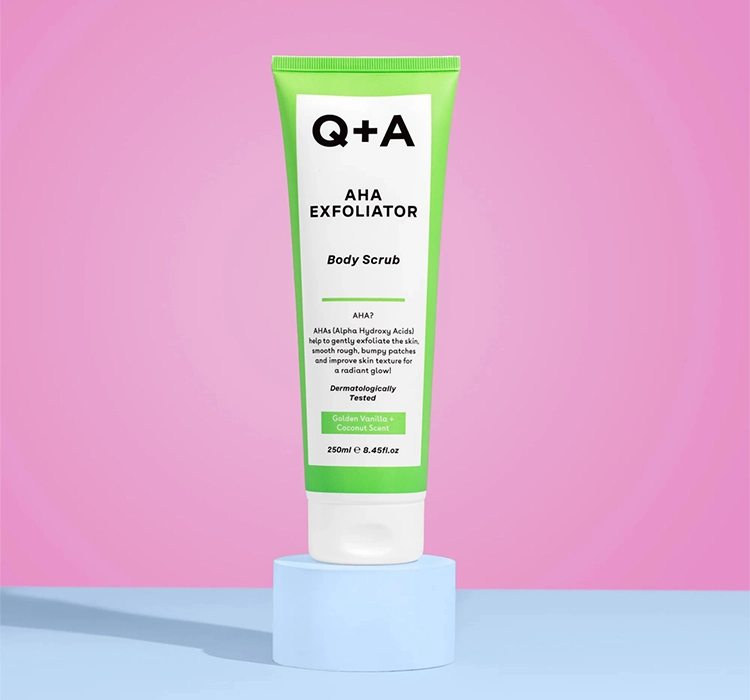 Q+A AHA EXFOLIATOR ПИЛИНГ ДЛЯ ТЕЛА 50МЛ