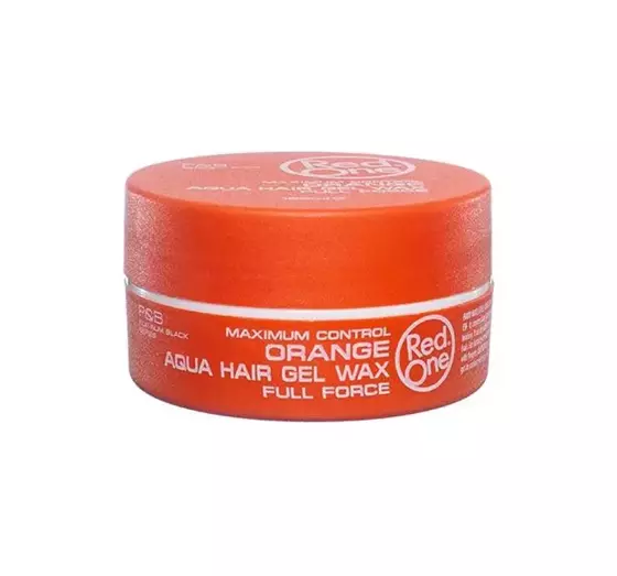 RED ONE MAXIMUM CONTROL ORANGE AQUA HAIR GEL WAX FULL FORCE ВОСК ДЛЯ УКЛАДКИ ВОЛОС 150МЛ