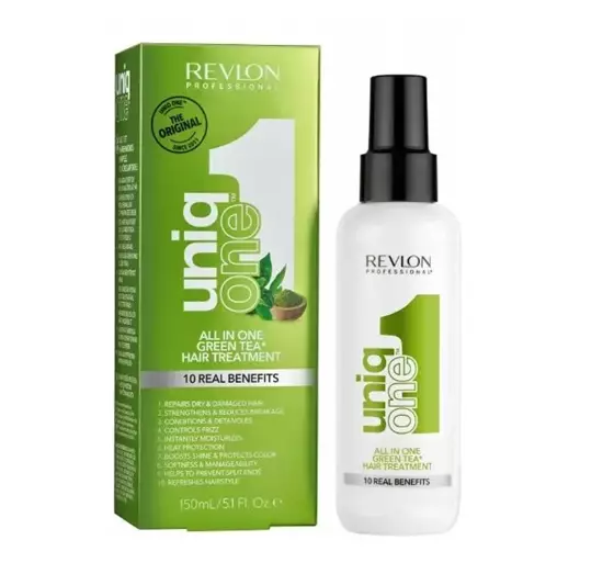 REVLON PROFESSIONAL UNIQ ONE КОНДИЦИОНЕР ДЛЯ ВОЛОС СПРЕЙ 10В1 GREEN TEA SCENT 150МЛ